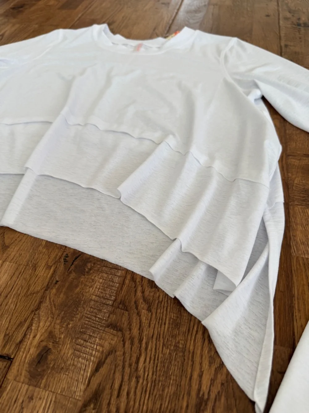 NWT Free People Movement Breezy Tempo Long Sleeve Tee Optic White Size XS - Picture 3 of 8